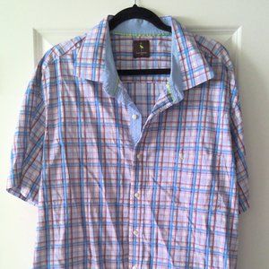 TAILORBYRD Plaid Short Sleeve Shirt